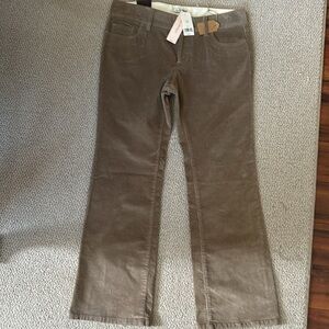 NWT Banana Republic  flare, low rise, thin wail  corduroy12P.